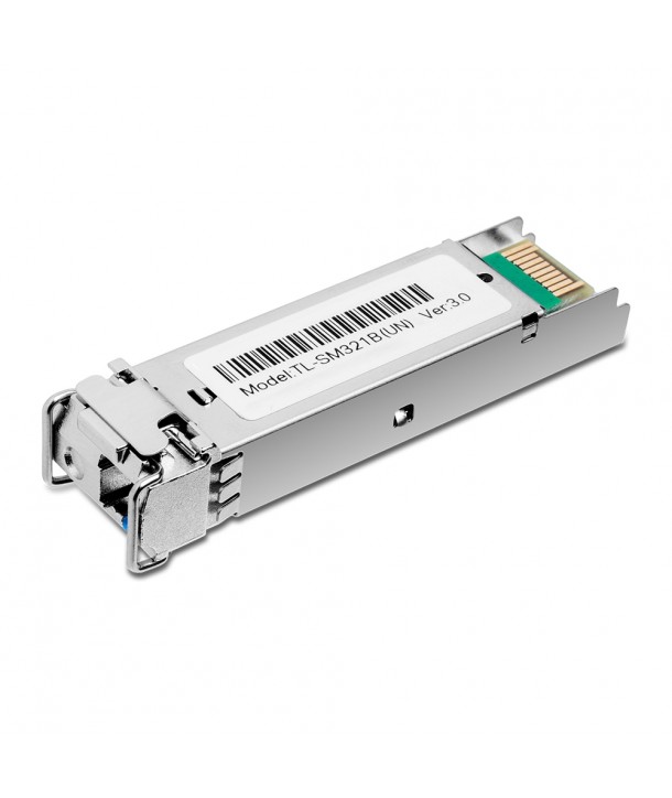TP-Link TL-SM321B Módulo SFP Bi-Direccional WDM 1000Base-BX, conector LC, TX:1310nm/RX:1550nm, monomodo, 10km