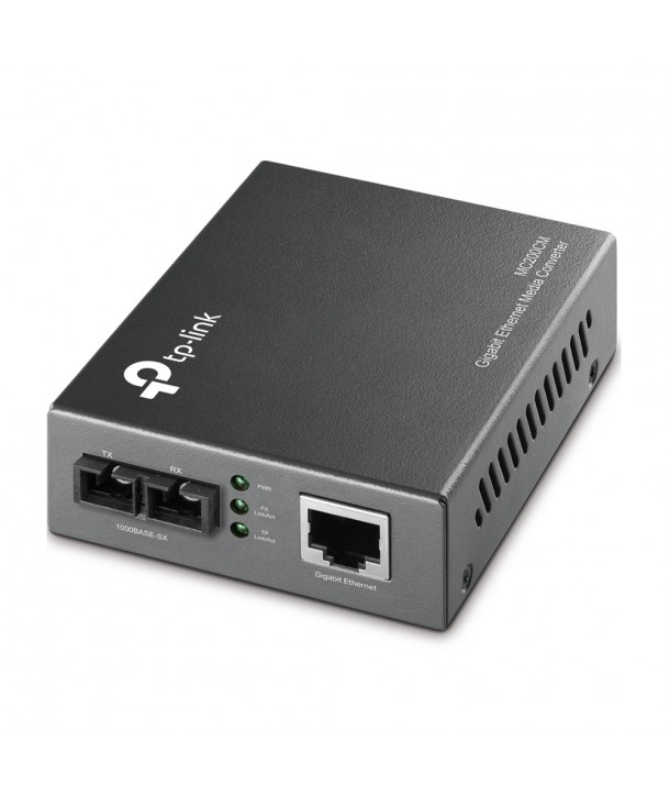 TP-Link MC200CM Convertidor RJ45 a 1000Mbps a fibra multimodo SC a 1000Mbps, Full-duplex, hasta 550m
