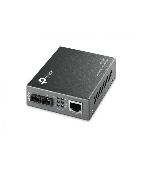 TP-Link MC100CM Convertidor RJ45 10/100Mbps a fibra multimodo SC 100Mbps, Full-duplex, hasta 2km