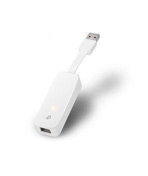 TP-Link UE300 Adaptador USB 3.0 a Ethernet Gigabit, 1 conector con puerto USB 3.0 y un puerto Ethernet RJ45