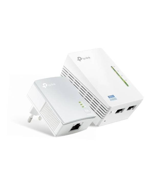 TP-Link TL-WPA4220 KIT - Kit de inicio de extensor Powerline Wi-Fi AV600 de 300 Mbps
