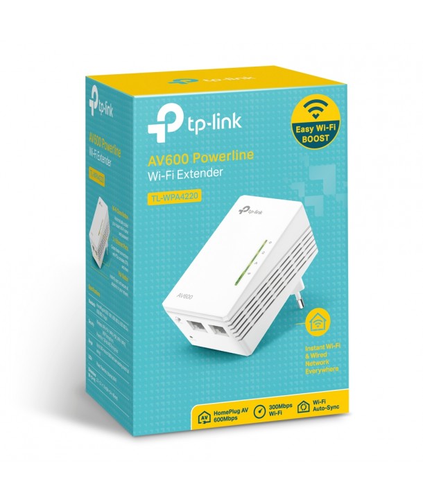 TP-Link TL-WPA4220 - Extensor Powerline WiFi AV500 a 300 Mbps