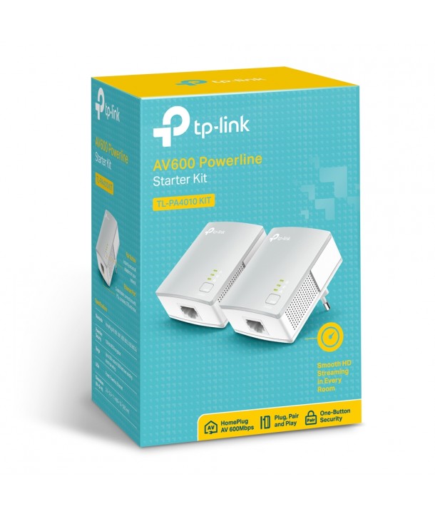 TP-Link TL-PA4010 KIT - Kit de inicio con Nano Adaptadores Powerline AV600