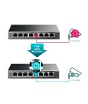 TP-Link TL-SG108PE Switch Easy Smart sobremesa, 8 x Gb, incluidos 4 x PoE, alimentación PoE
