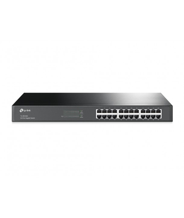 TP-Link TL-SG1024D Switch, 24 x Gb,Rack/Sobremesa, 24 x 10/100/1000M RJ45, carcasa 13 pulgadas