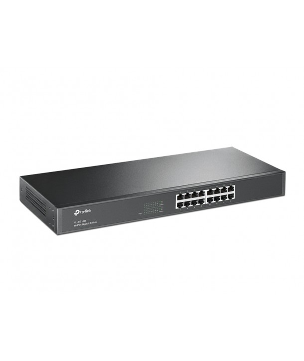 TP-Link TL-SG1016 Switch, 16 x Gb, 16 x 10/100/1000M RJ45, carcasa 1U para rack de 19 pulgadas