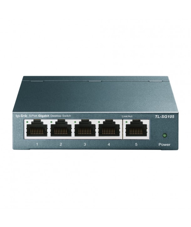 TP-Link TL-SG105 Switch, 5 x Gb, 5 x 10/100/1000M RJ45, carcasa de metal