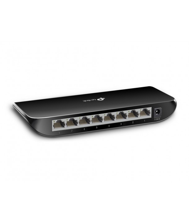 TP-Link TL-SG1008D Switch, 8 x Gb, Sobremesa, 8 x 10/100/1000M RJ45, carcasa de plástico