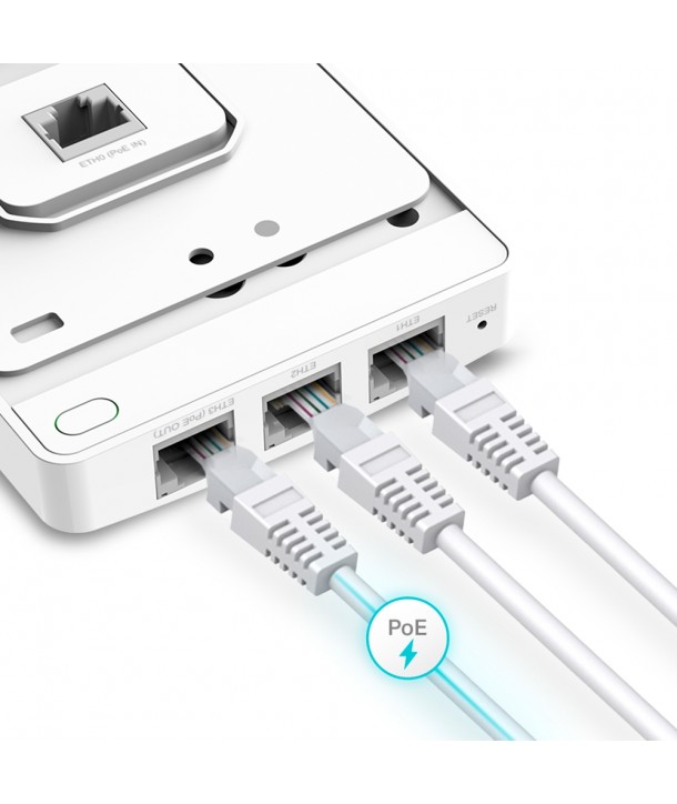 TP-LINK EAP615-Wall - Punto de Acceso Inalámbrico N 300Mbps de Pared