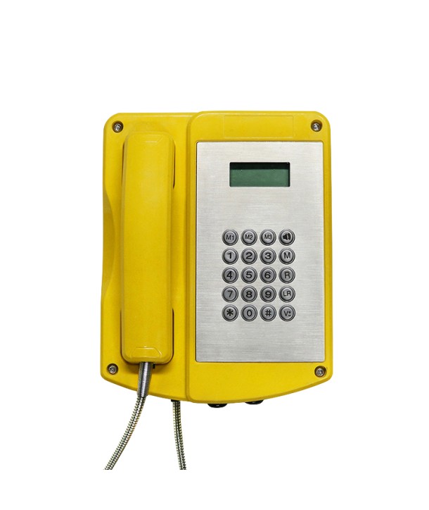 Ciser System CS-TSIPATEX-KA - Teléfono ATEX teclado y auricular, mural/sobremesa