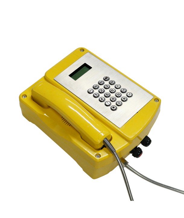 Teléfono ATEX teclado y auricular, mural/sobremesa