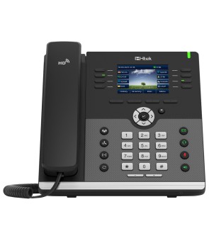 HTEK UC924W - Teléfono IP Poe, 12 cuentas SIP