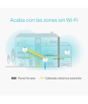 TP-LINK Deco P9 (3-pack) - Sistema Wi-Fi de malla híbrida para todo el hogar Deco P9AC1200 + AV1000