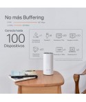 TP-LINK Deco P9 (3-pack) - Sistema Wi-Fi de malla híbrida para todo el hogar Deco P9AC1200 + AV1000