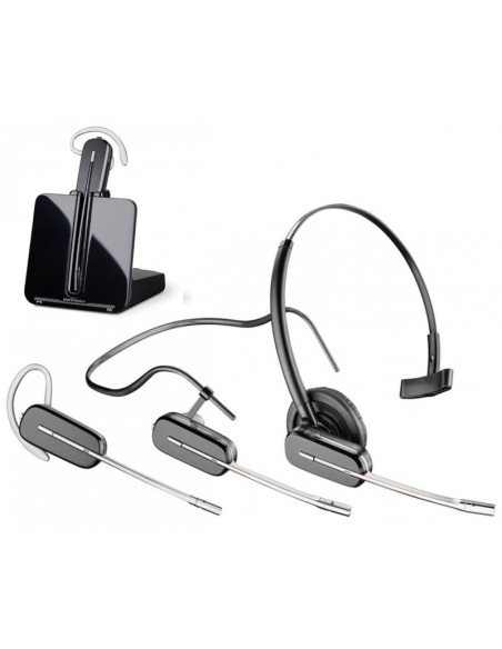 Plantronics 38987-01 CS540 + APS-11 Auricular Inalámbrico Convertible con descolgador