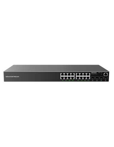 Grandstream Switch 16 puertos Layer 2+ Gigabit