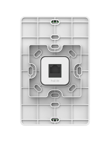 Punto de acceso de pared Wi-Fi dual PoE+