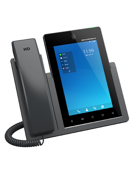 Grandstream GXV3470 - Videoteléfono WiFi 6 con 16 cuentas SIP. 2xGb, PoE, Android, pantalla 7" táctil color, Bluetooth