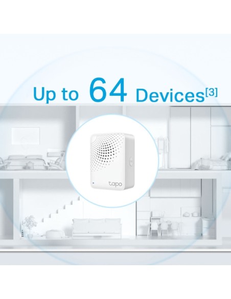 TP-Link Tapo H100 - Hub Inteligente con alarma para hogar conectado