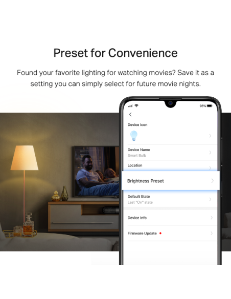 TP-Link Tapo L510E - Bombilla LED Blanca Wi-Fi 8,7w