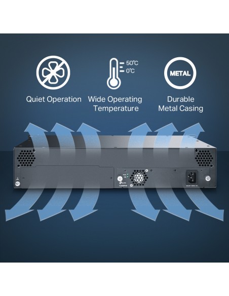 TP-Link FC1420 - Chasis de montaje en bastidor de 14 ranuras para convertidores de medios