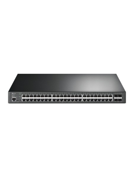 TP-Link SG3452XP - Switch gestionado de 48 puertos Gb L2+, 4xSPF+ de 10Gb, 48xPoE+