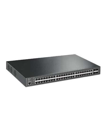 TP-Link SG3452XP - Switch gestionado de 48 puertos Gb L2+, 4xSPF+ de 10Gb, 48xPoE+