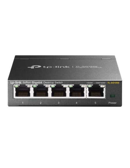 TP-Link SG105S - Switch de escritorio de 5 puertos Gb