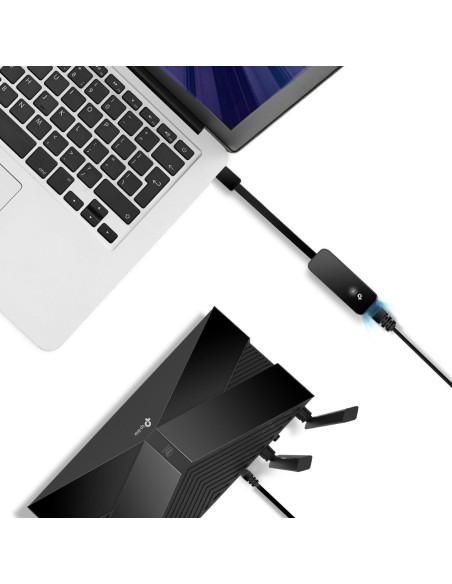 TP-Link UE306 - Adaptador de red USB 3.0 a Gb Ethernet negro