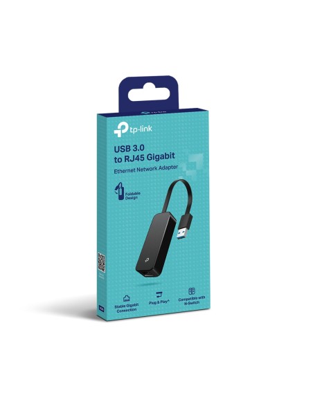 TP-Link UE306 - Adaptador de red USB 3.0 a Gb Ethernet negro