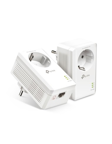 TP-Link PA7017P KIT - Kit PLC AV1000 Gigabit con enchufe Incorporado