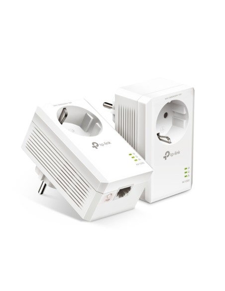 TP-Link PA7017P KIT - Kit PLC AV1000 Gigabit con enchufe Incorporado