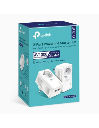 TP-Link PA7027P KIT - Kit PLC AV1000...