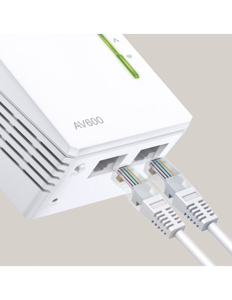 TP-Link WPA4220 TKIT - Kit Powerline Extensor Universal de Cobertura Wi-Fi AV500, 2 Puertos Ethernet