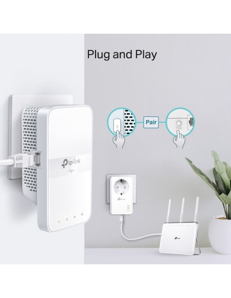 TP-Link WPA7617 KIT - Kit PLC AV1000 Gigabit AC WiFi