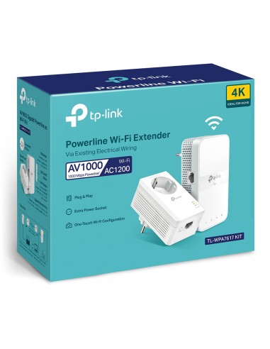 TP-Link WPA7617 KIT - Kit PLC AV1000...