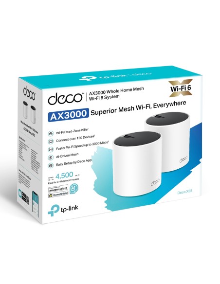 Pack 2xSistema Wi-Fi 6 Mesh AI Doble Banda
