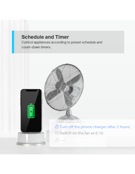 TP-Link Tapo P100 - Enchufe Wi-Fi inteligente mini