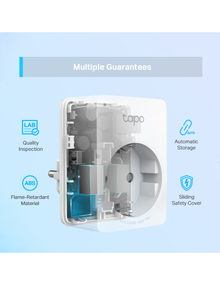 TP-Link Tapo P100 - Enchufe Wi-Fi inteligente mini