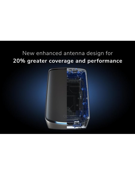 Sistema WiFi 6 tribanda Orbi 860 Pack 2 negro
