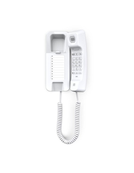 Gigaset S30054-H6539-R602 - DESK 200 blanco. Teléfono góndola de sobremesa o pared