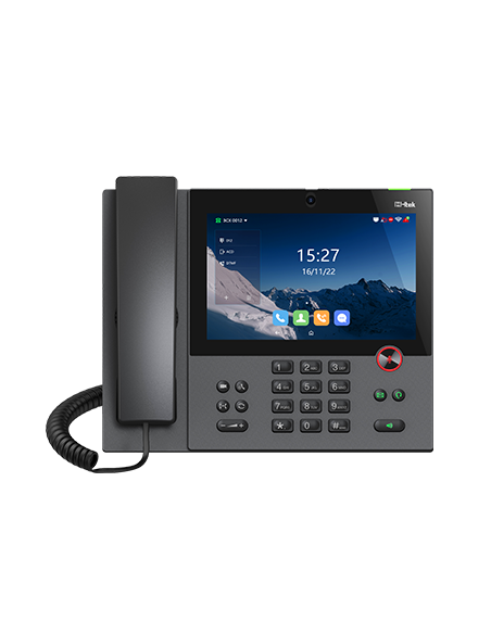Htek UCV50 - Videoteléfono 8" con 16 cuentas SIP, WiFi, 2xGb, PoE, Bluetooth