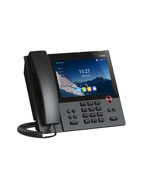 Htek UCV50 - Videoteléfono 8" con 16 cuentas SIP, WiFi, 2xGb, PoE, Bluetooth