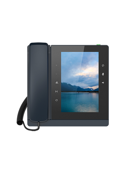 Htek UCV20 - Videoteléfono 7" con 16 cuentas SIP, WiFi, 2xGb, PoE, Bluetooth