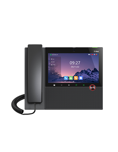 Htek UCV52 - Videoteléfono 8" con 16 cuentas SIP, WiFi, 2xGb, PoE, Bluetooth