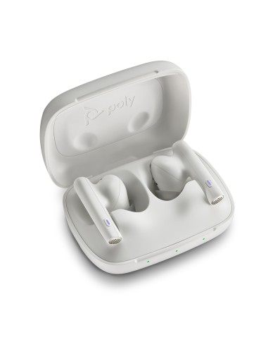 HP 7Y8L5AA (Poly 220759-01) - VOYAGER FREE 60 UC con cargador básico, compatible TEAMS, USB-A Blanco