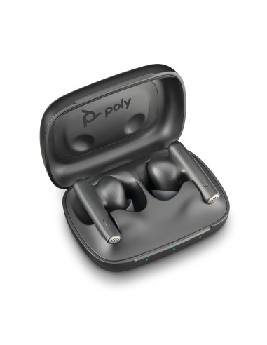 HP 7Y8L7AA (Poly 220757-01) - VOYAGER FREE 60 UC con cargador básico, compatible TEAMS, USB-A Negro