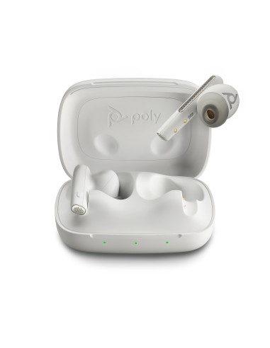 HP 7Y8L6AA (Poly 220759-02) - VOYAGER FREE 60 UC con cargador básico, compatible TEAMS, USB-C Blanco
