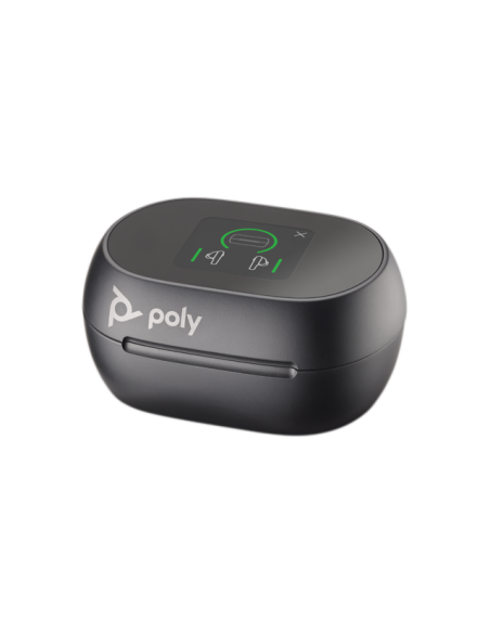 HP 7Y8H0AA (Poly 216066-02) - VOYAGER FREE 60+ UC con cargador Touch Screen, compatible Teams, USB-A Negro