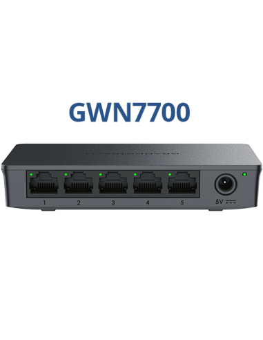 Grandstream GWN7700 - Switch 5xGb, plástico, no gestionado